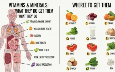 Vitamins & Minerals: What They Do and Where to Get Them