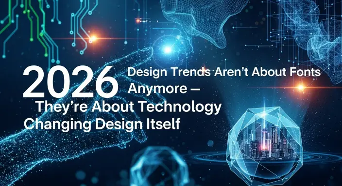 2026 Design Trends Aren’t About Fonts Anymore — They’re About Technology Changing Design Itself