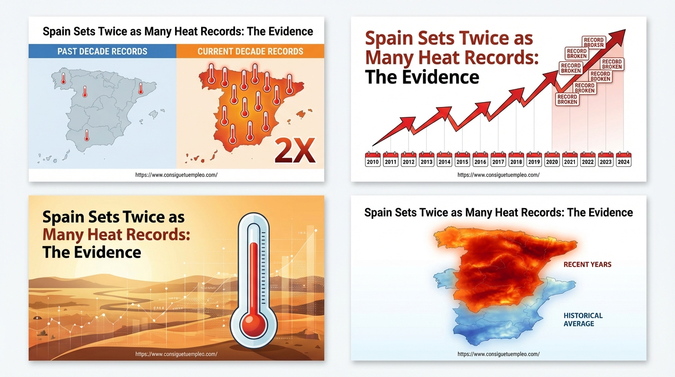 Spain Sets Twice as Many Heat Records: The Evidence